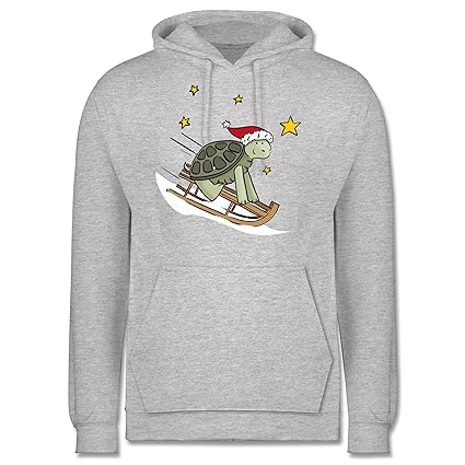Weihnachten & Silvester - Weihnachten süße Schildkröte - Herren Hoodie