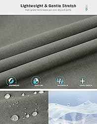G Gradual Mens Golf Pants Stretch Dress Casual