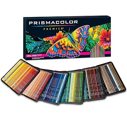 Amazon Com Prismacolor Premier Colored Pencils Soft Core 150 - amazon com prismacolor premier colored pencils soft core 150 pack wood colored pencils office products