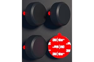 KAROTER Air Tags-4 Pack IPX8 Waterproof Holder, Airtag Case with 3m Adhesive Sticker, Apple Airtag Tracker Hidden Shockproof Protective Case for Luggage Laptop Car Bike Remote Drone（Black）