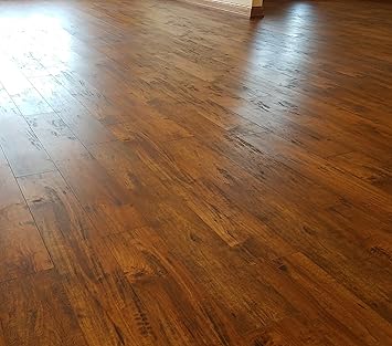 Turtle Bay Floors Waterproof Click Wpc Flooring Crafted Maple High End Floating Flooring 4 Colors Sample Brera Amazon Com
