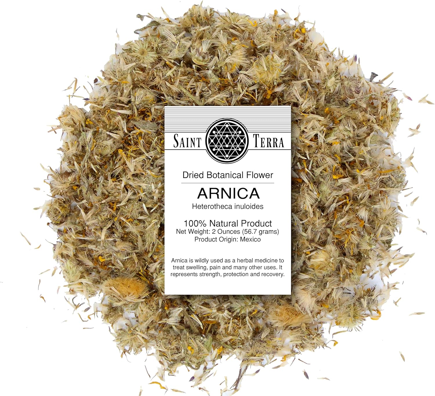 Saint Terra Dried Arnica Flowers, 2 Ounces