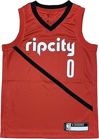 damian lillard red jersey