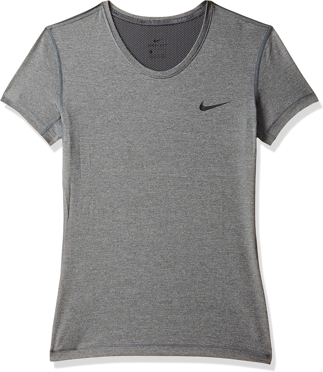 Buy Nike Women's Plain Regular fit Sports TShirt (938717021_Dark Grey