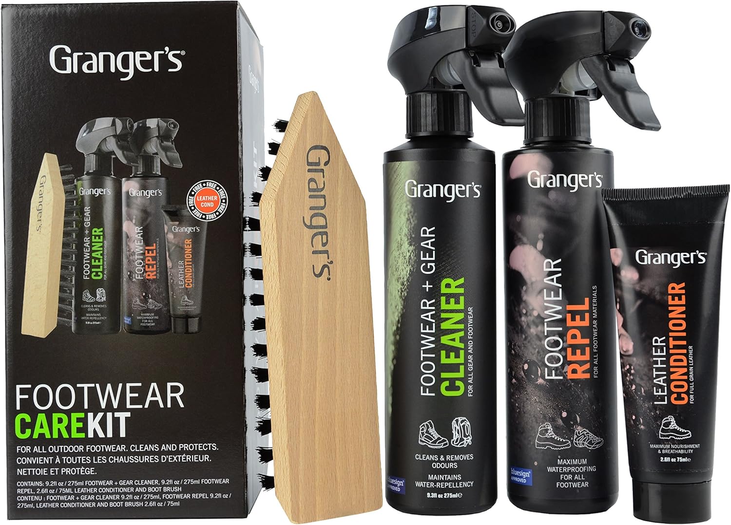 Grangers Unisex Schuhe Kit, schwarz, 300 ml: Amazon.de: Sport & Freizeit