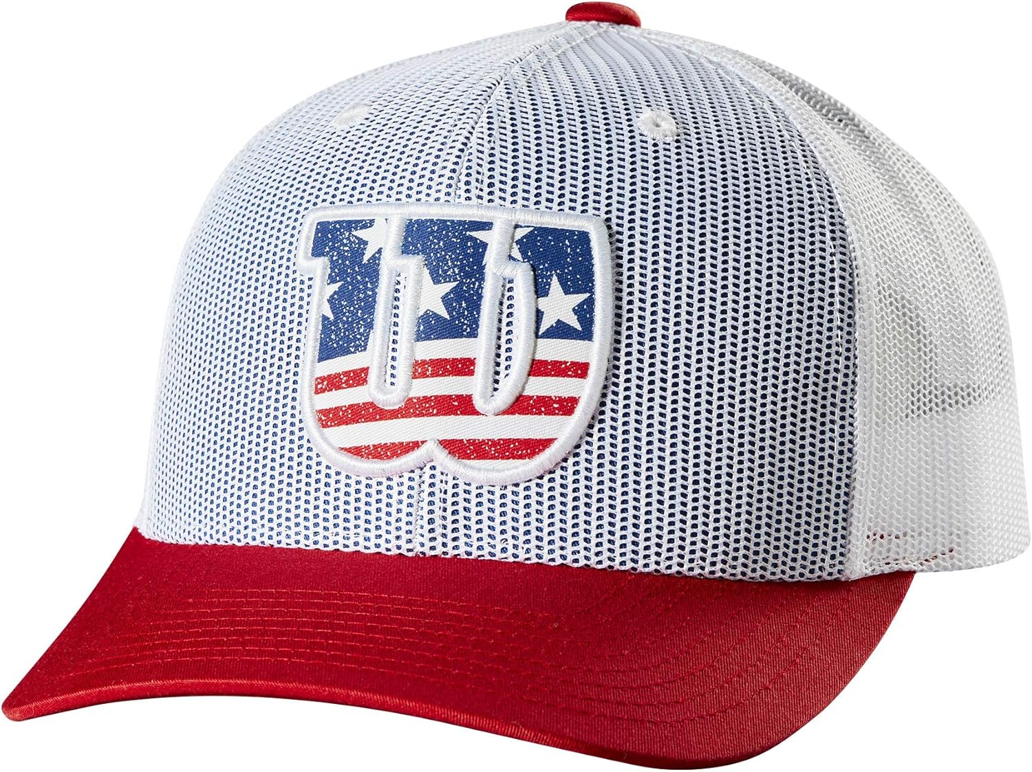 red white and blue snapback hat
