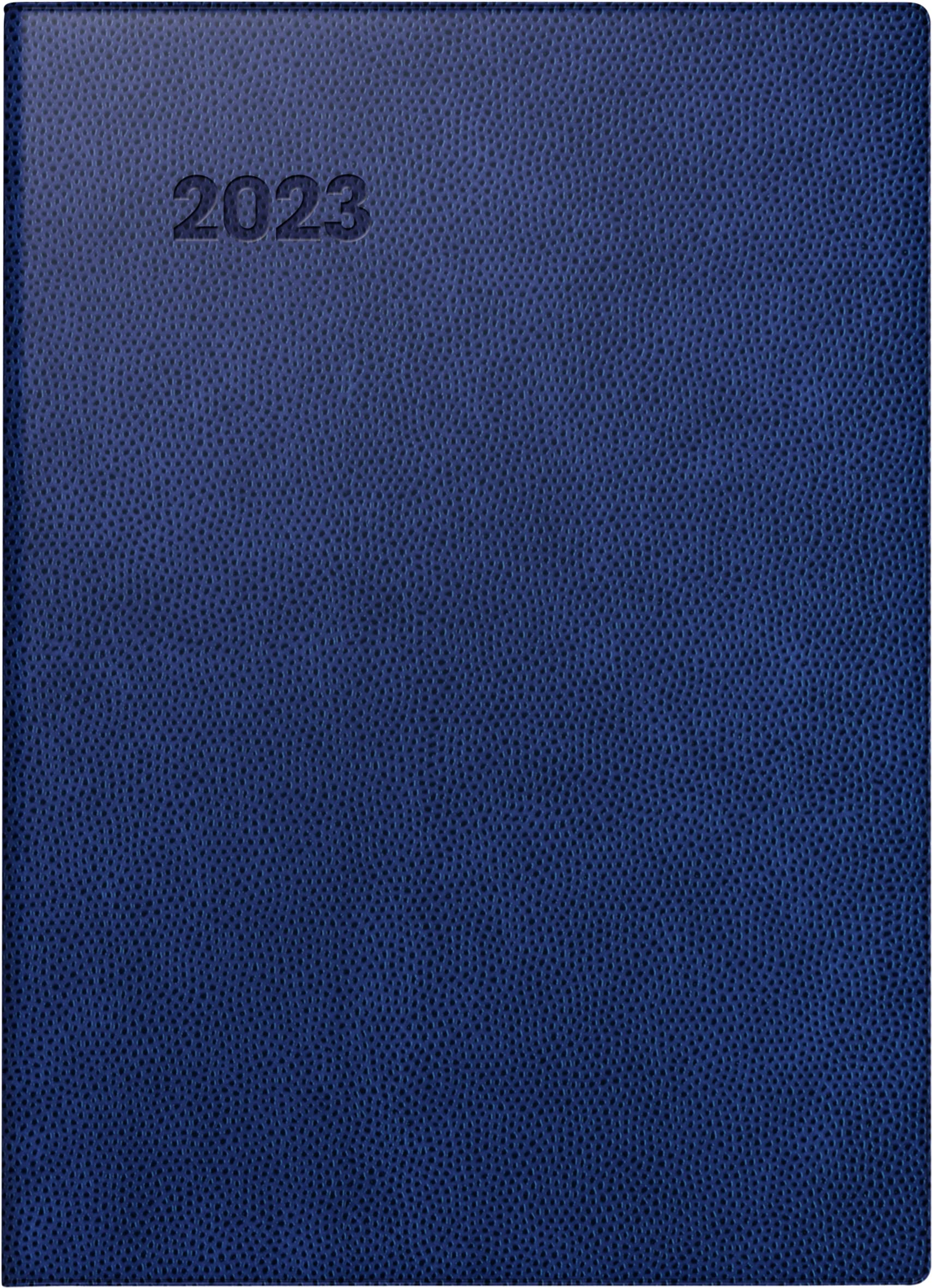 BRUNNEN Weekly calendar model 731 2023 sheet size 10 x 14 cm dark blue