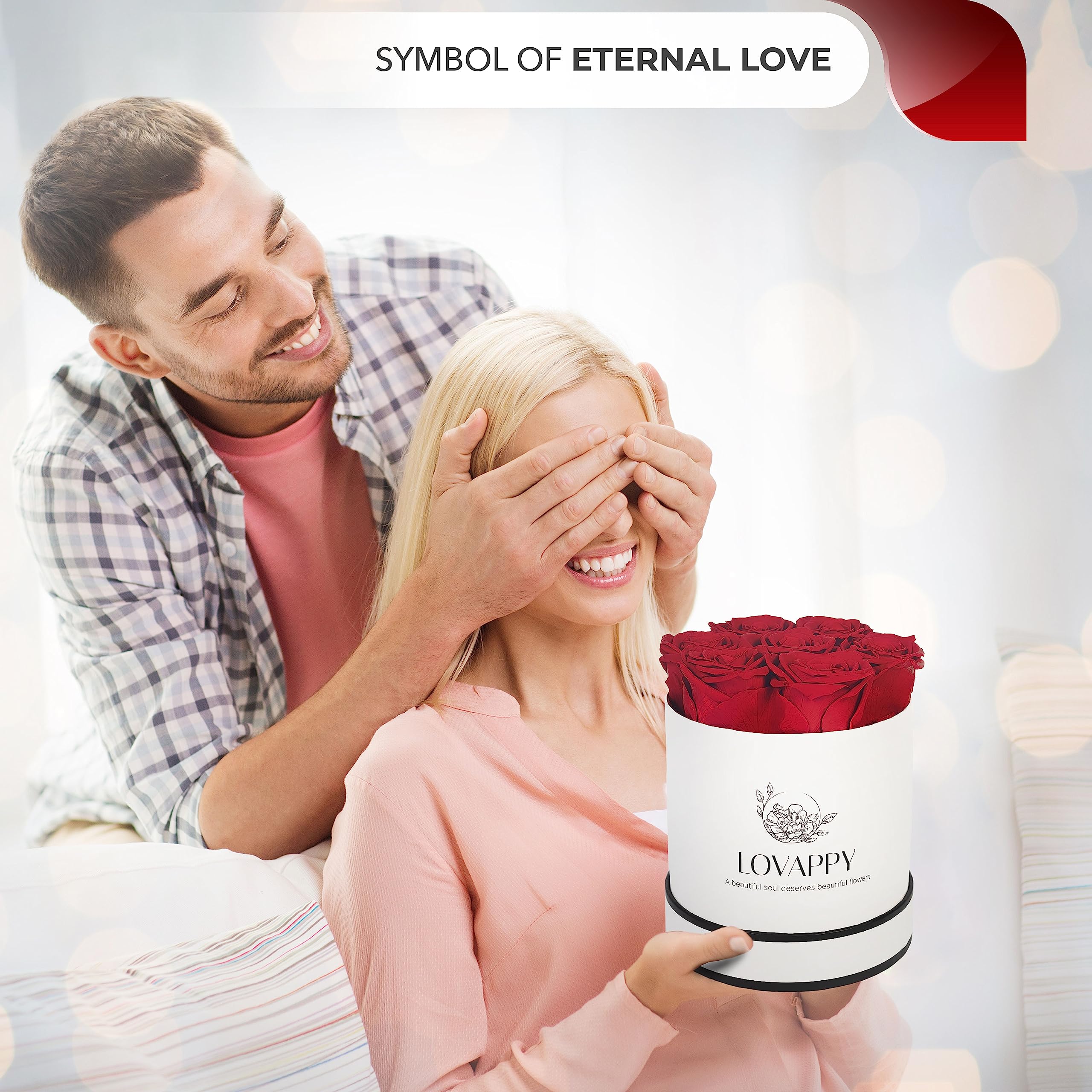 Preserved Roses in a Box