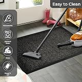 Abaseen Dirt Trapper Door Mat Indoor Outdoor Non Slip Backing Heavy Duty view 4