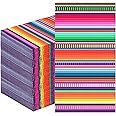 50 Pack Mexican Fiesta Guest Napkins Mexican Themed Colorful Disposable Dinner Napkins Mexico Fiesta Paper Hand Towel for Cinco De Mayo Tableware Baby Shower Birthday Party Decorations