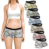Sexy Basics Women's 6 Pack & 12 Pack Active Boy Short - Boxer Brief Cotton-Stretch Panties
