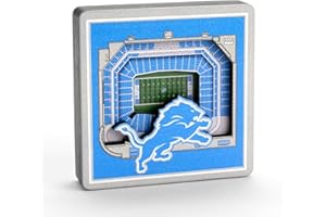 YouTheFan NFL Detroit Lions 3D StadiumView Magnets - Ford Field