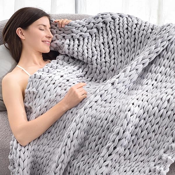 27+ Chunky Knit Weighted Blanket VickiDeborah