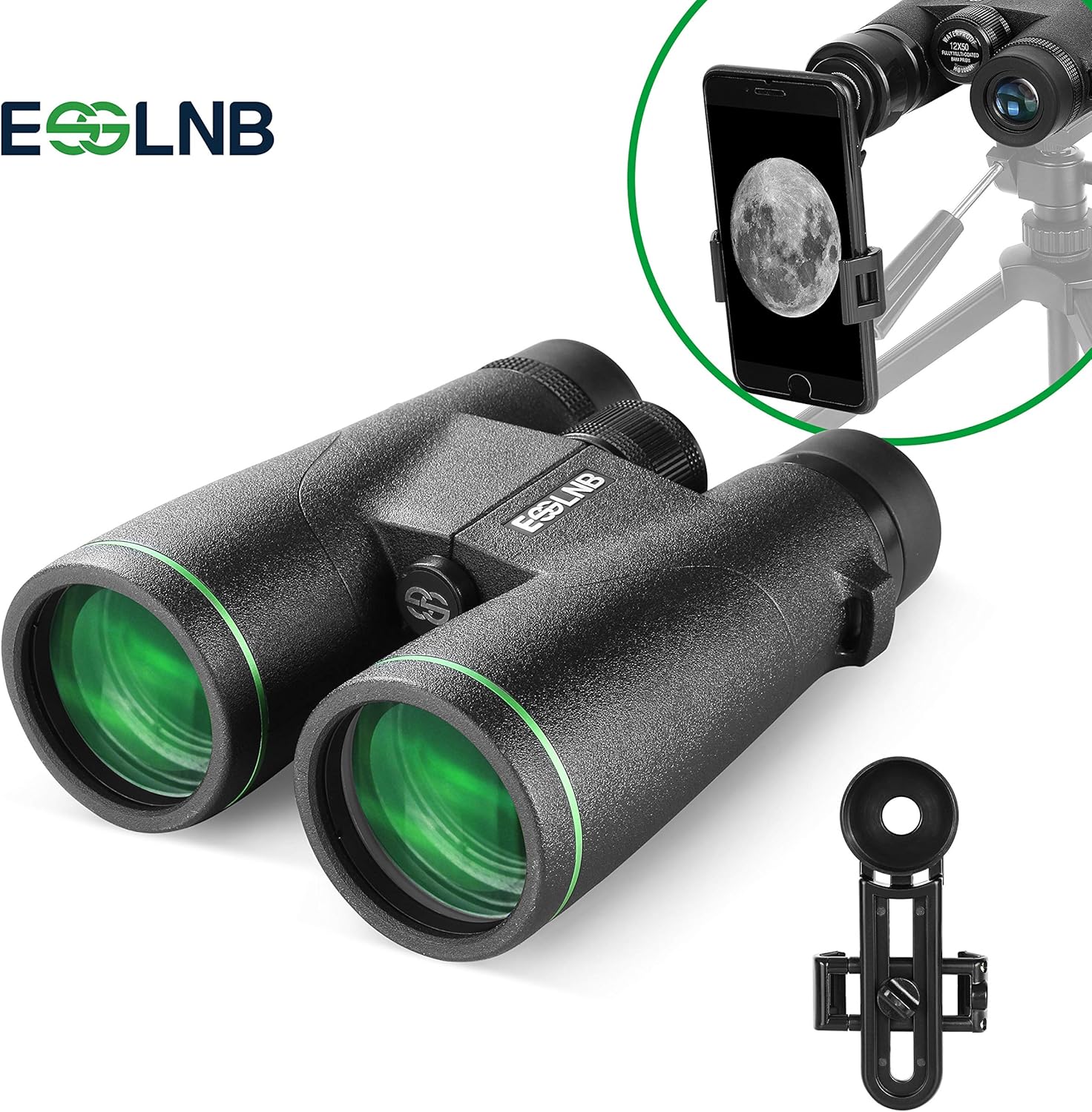 ESSLNB Binoculars 12X50mm Binoculars Astronomy BAK4 Amazon.co.uk