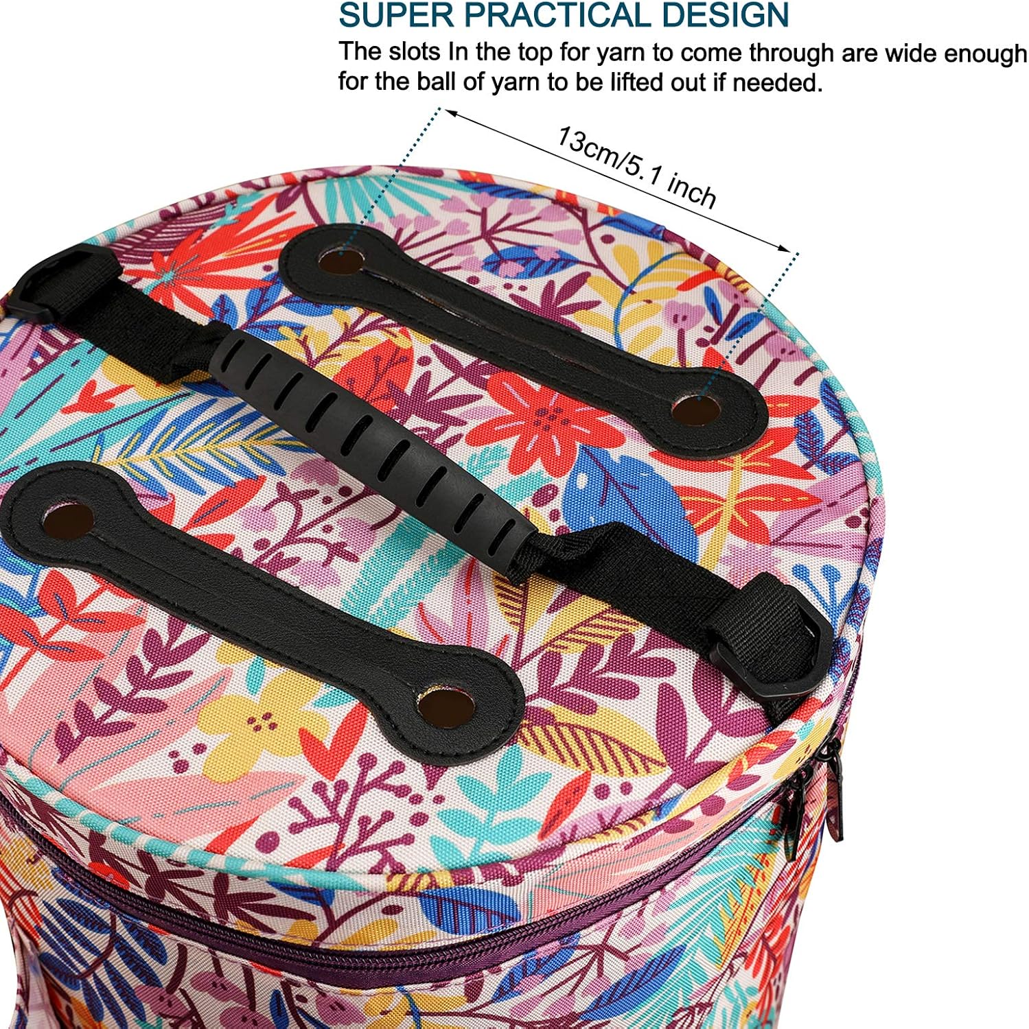 Coopay Knitting Bag, Knitting Crochet Projects Bag - Image 4