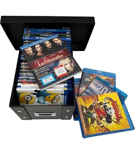 Amazon.com: Fox Valley Traders DVD Storage Case with 2 Dividers
