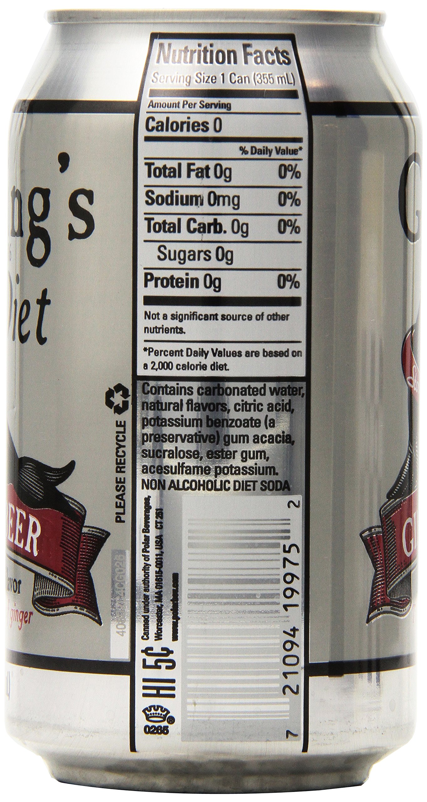 Gosling's Diet Stormy Ginger Beer 12 Oz Pack of 24 Buy Online in UAE