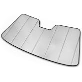 Autotech Park Foldable Sunshade Compatible with 2014-2021 Jeep Grand Cherokee SUV, Custom-fit Windshield Sun Shade
