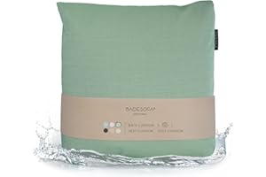 BADESOFA® Luxury Bath Tub Pillow M | Premium-Quality Materials | Comfortable & Quick-Drying | Washable Tub Cushion | Relaxing Bath Cushion in Green | Universal Fit for Any Bathtub