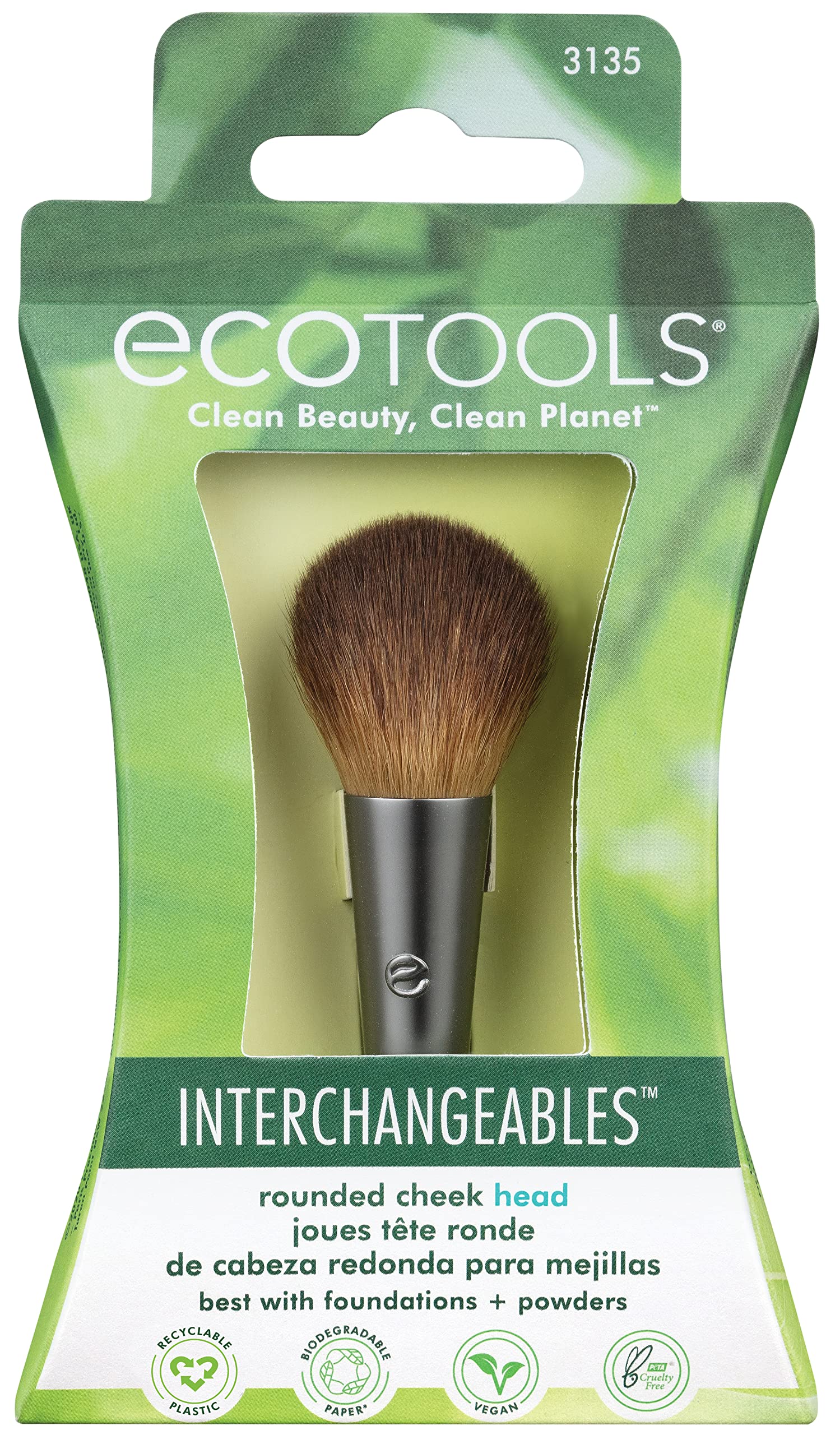 Rounded Cheek Head - Intercambiables: Cabezal Brocha Para Colorete Ecotools