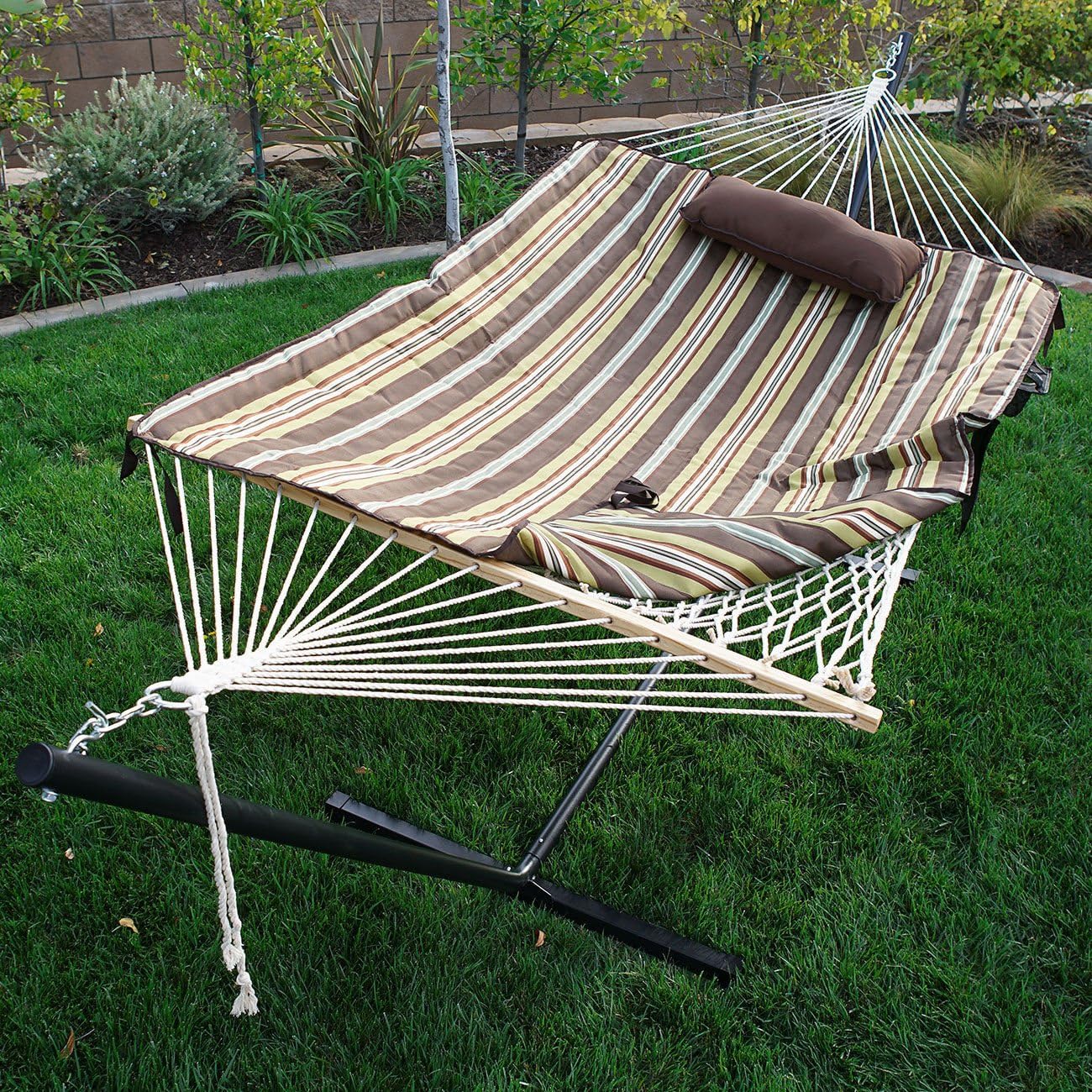 Trendy Design Outdoor 12 ft Hammock with Stand Pad and