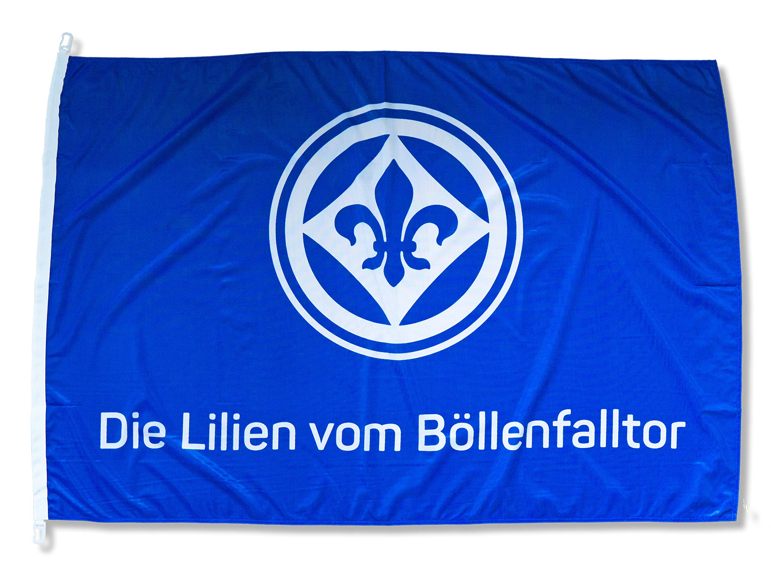 Sportverein SV Darmstadt 1898 e.V. Flag – The Lilies from the Böllerfalltor – 150 x 100 cm – Licensed Product