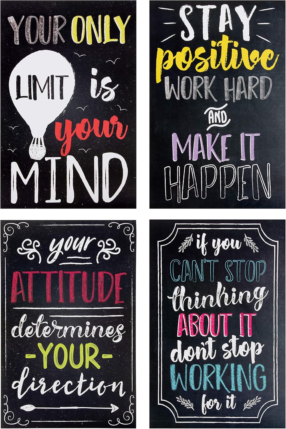 Juvale Motivational Posters (20 Pack) - Teacher Supplies for Classroom - Ideal for Offices Home Businesses Gyms - 33 x 48.3 cm - Image 5