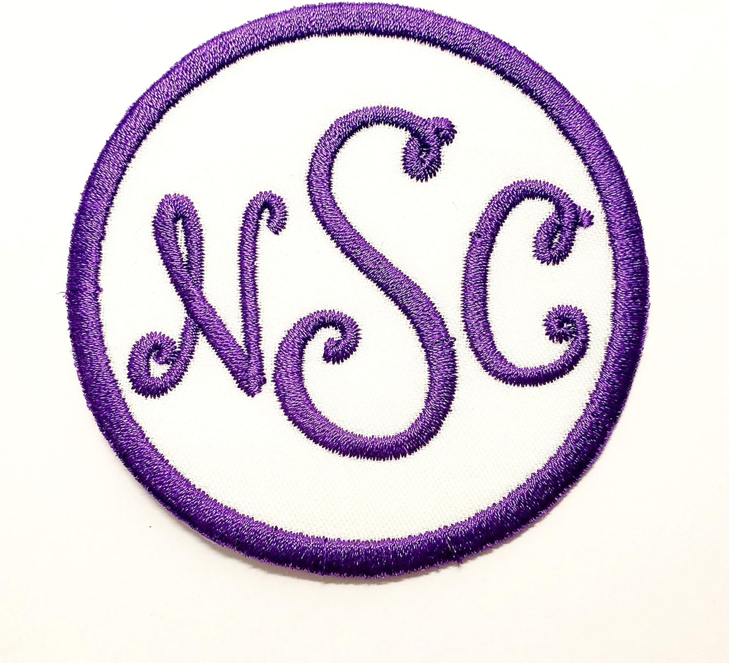 Mixed Media - Monogram Patch Iron-on or Sew-on Applique Embroidered Patch for Uniforms, Backpacks, Christmas Stockings, Luggage (Patch 2)