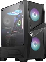 MSI MAG FORGE 100R Mid Tower Case Black 2x 120mm ARGB Fans 1x 120mm view 7
