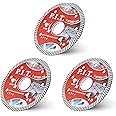 P.I.T. 4-1/2 Turbo Diamond Saw Blade,Dry/Wet Cutting for Granite, Paver, Stone, Masonry, Terrazzo, Marble, Concrete,Tile - 7/8 Inch Arbor Angle Grinder Cut Off Wheel- Diamond -115 mm (3 Piece)