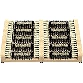 SCRUBIT Boot Scrubber Shoe Brush &ndash; Outdoor Boot Brush for Snow &amp; Ice, All Weather Shoes &amp; Boots Cleaner, Removes Snow, Sand and Mud &ndash; 14.2 x 10 in. Boot Scraper Door Mat