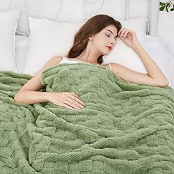 Aganear Fleece Blanket Queen Size - Plush Cozy Soft