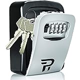 Key Lock Box with Code for Outside - Wall Mount