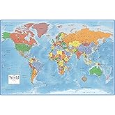 24x36 World Classic Premier Wall Map Poster (Laminated)
