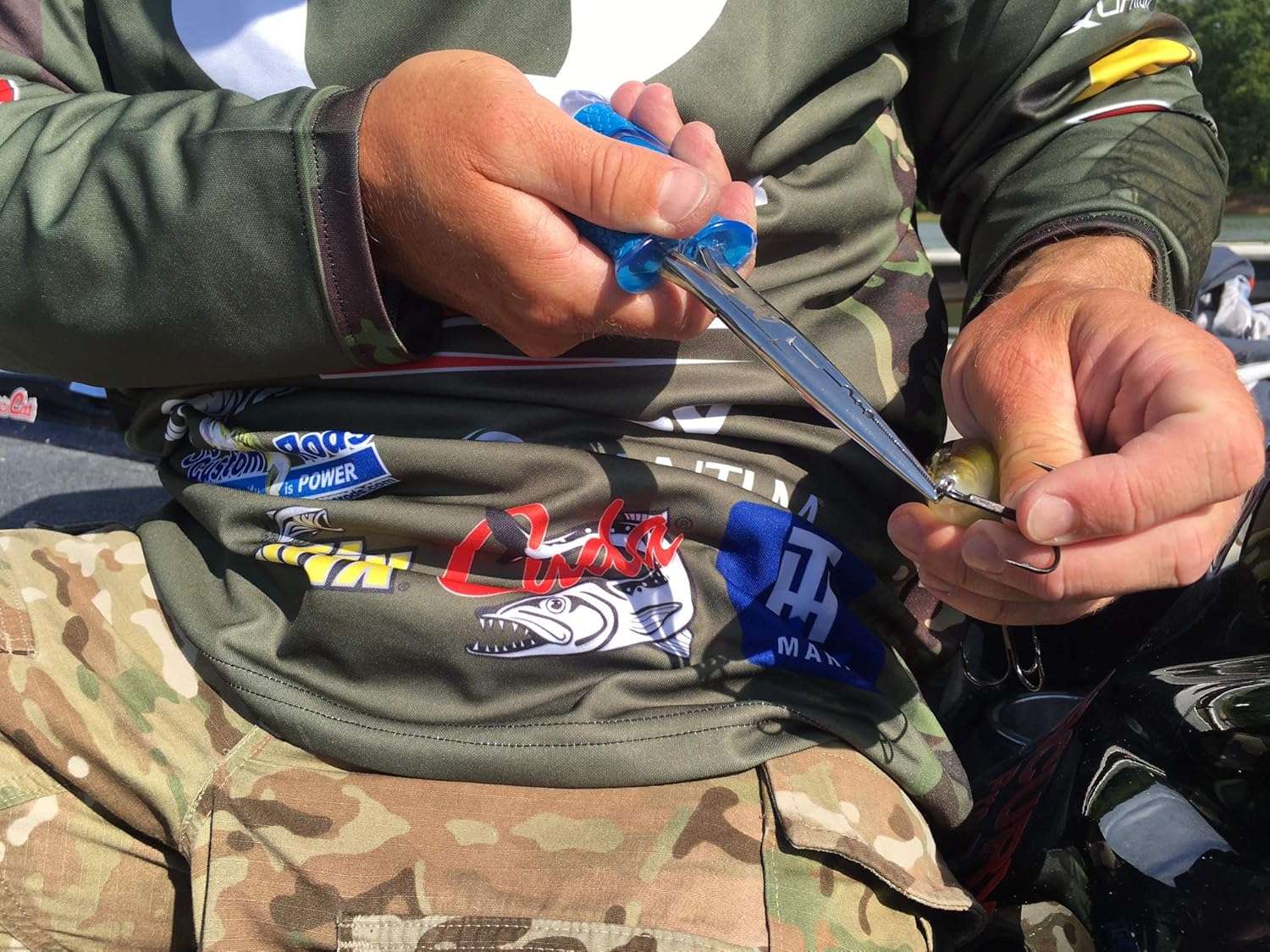 Cuda 8" Stainless Steen Freshwater Fishing Pliers, Needle Nose : Sports & Outdoors