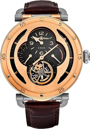 Bell & Ross Men's BRWW2-TOURB-MPG 'Military' Matte Black BRWW2-TOURB-MPG