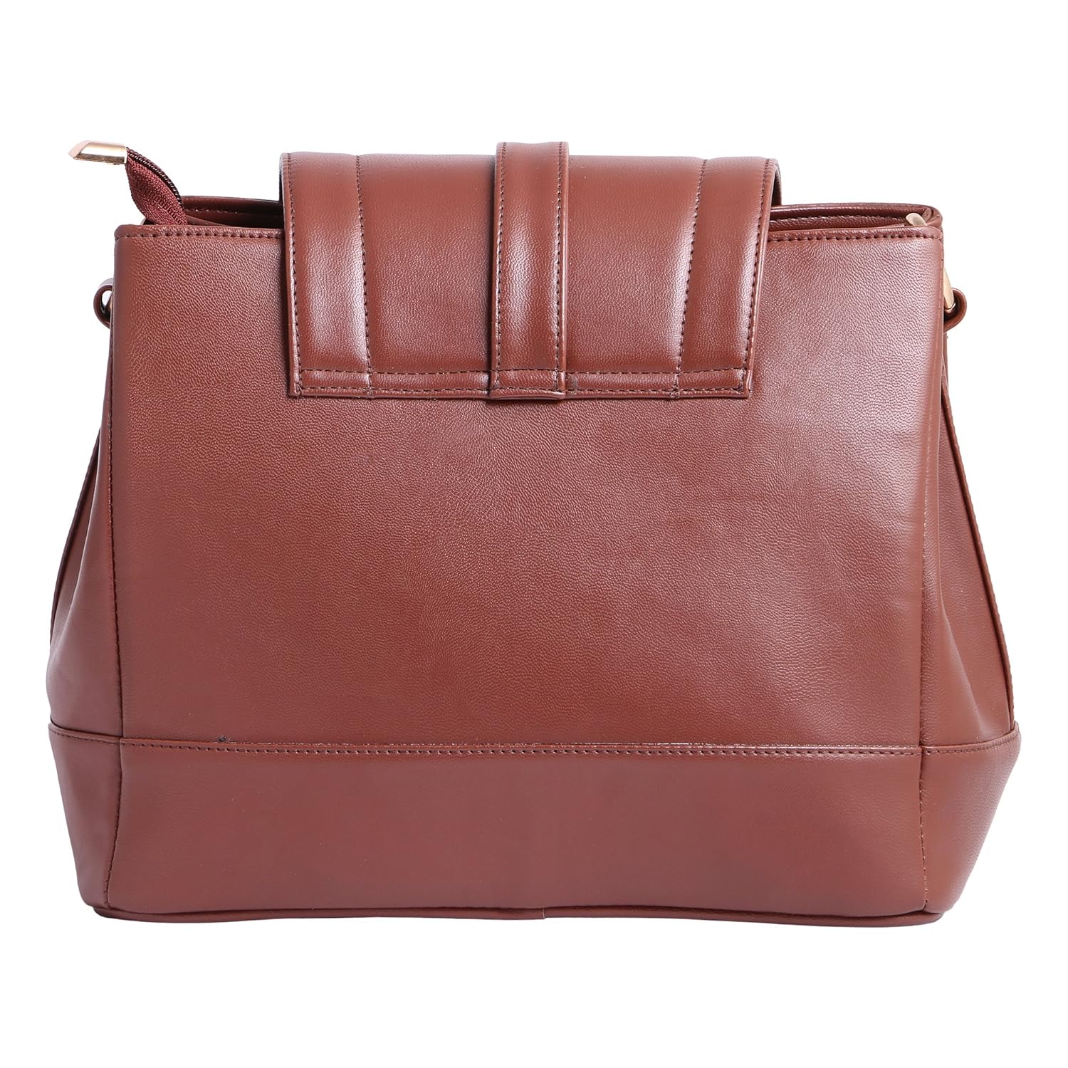 women marks women's pu handbag, 6x9-inch(brown)