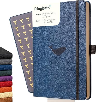 Dingbats* Wildlife Dotted Journal A5 Vegan Leather Hardcover 192pp
