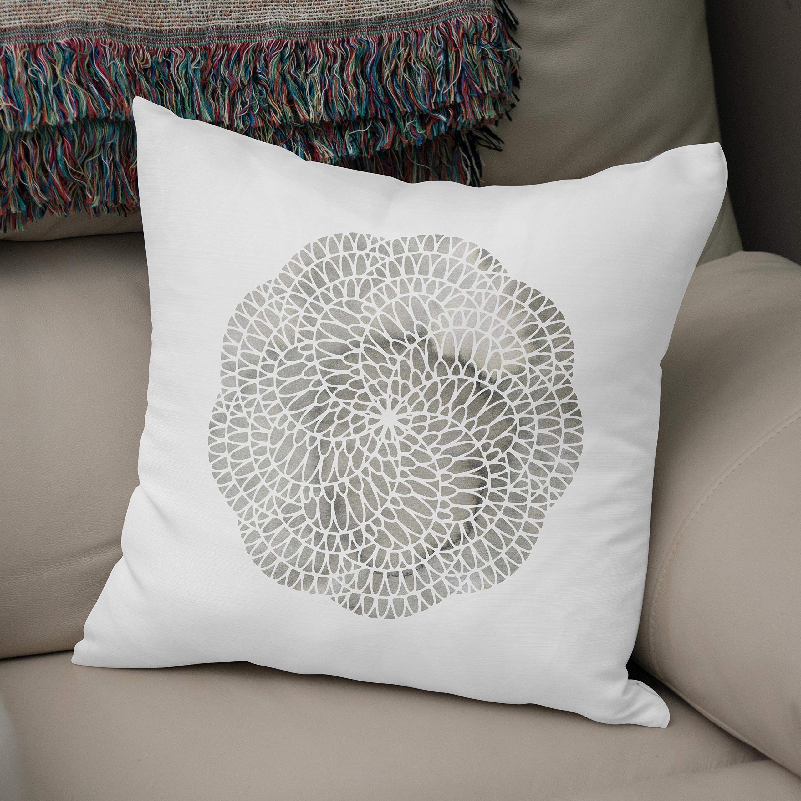 Bonamaison, Decorative Cushion Cover - 50% Cotton 50% Polyester - 43x43cm - Designed and Manufactured in Turkey
