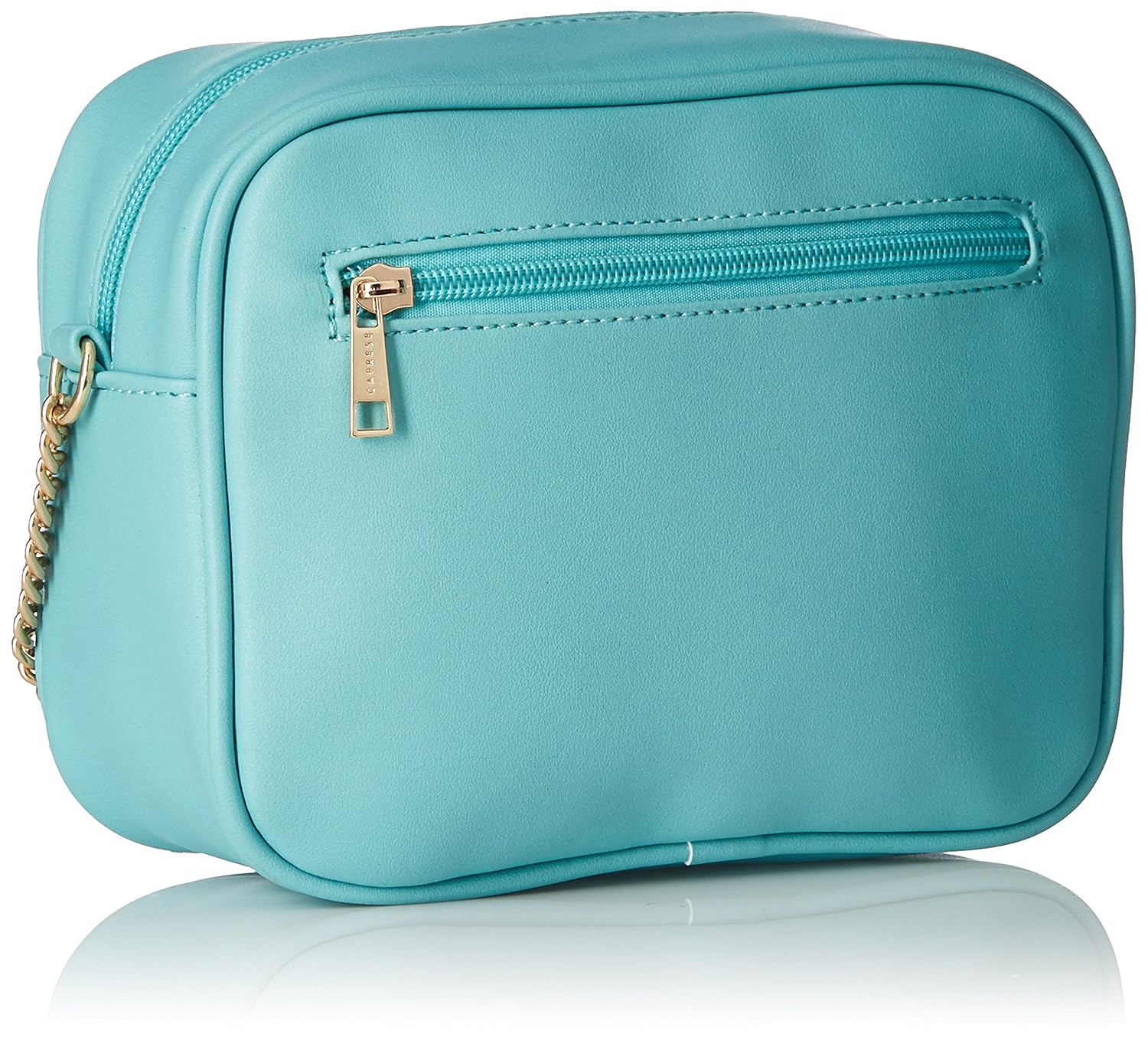 caprese shally women's sling bag (orange and grey)