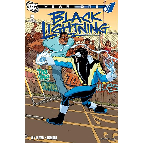 アメコミ・英語　BLACK LIGHTNING: YEAR ONE Amazon.com: Black Lightning Year One: 9781401221690: Van