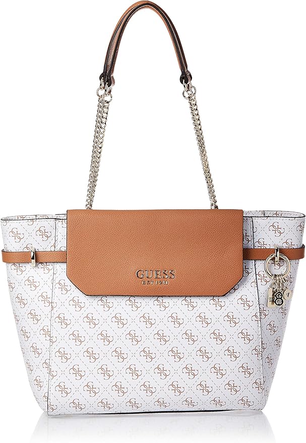 GUESS Women's Tote Bag, White SG758223 Buy Online at Best Price in