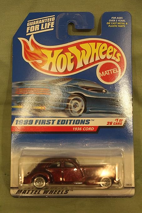 hot wheels 1999 first editions 1936 cord