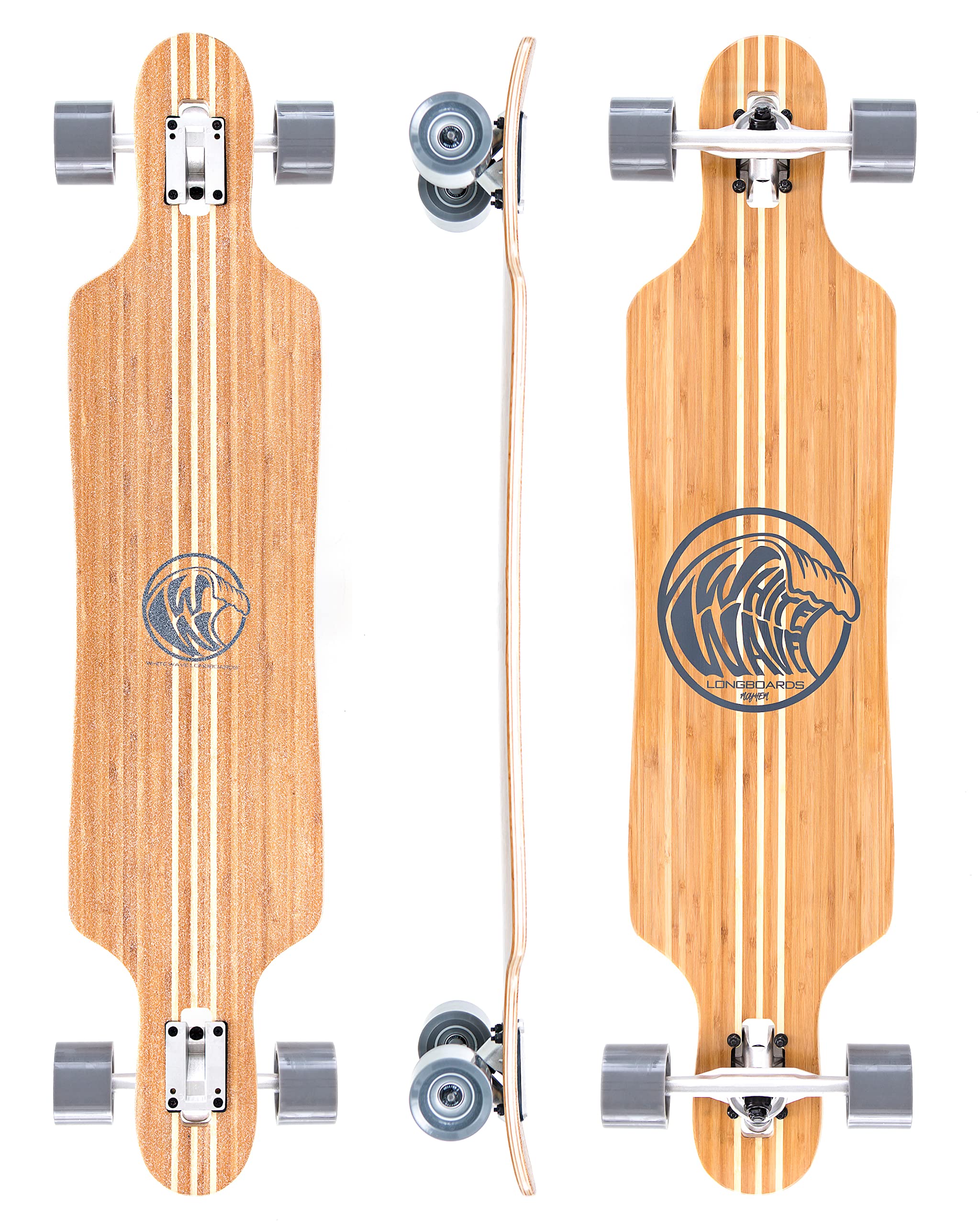 Mua Bamboo Longboard Skateboard. Cruiser Drop Deck Long Board for ...