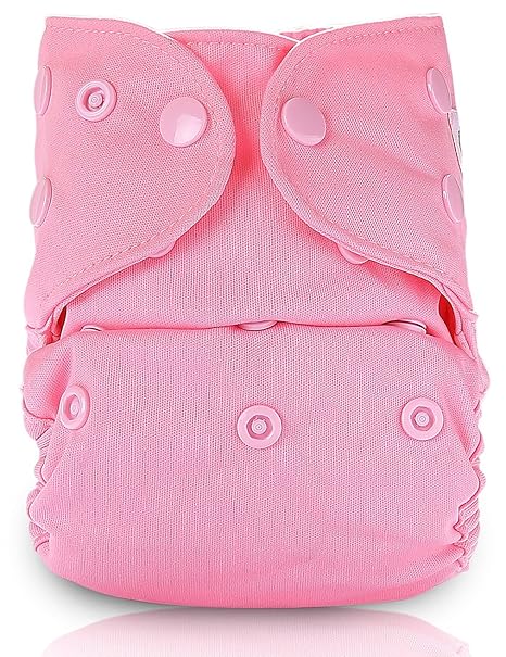 Bumberry Diaper for New-Born Baby (Small, Pink)