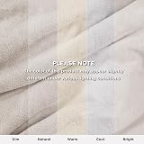 Bedsure Fleece Blanket 220x240 cm Beige Soft Warm Throw for Bed Sofa view 6