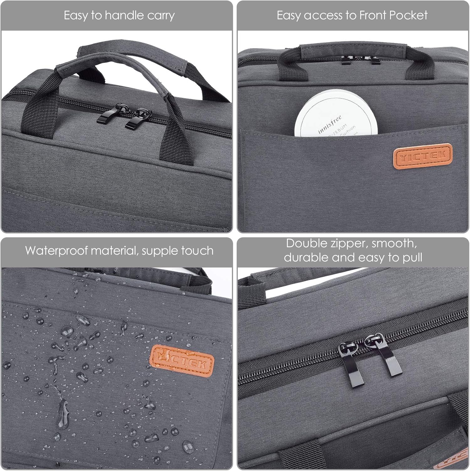 Travel Toiletry Bag with Hanging Hook, Waterproof Makeup Cosmetic Travel Bag Organizer for Toiletries and Accessories, Perfect Bathroom Bag for Women/Men…: Clothing
