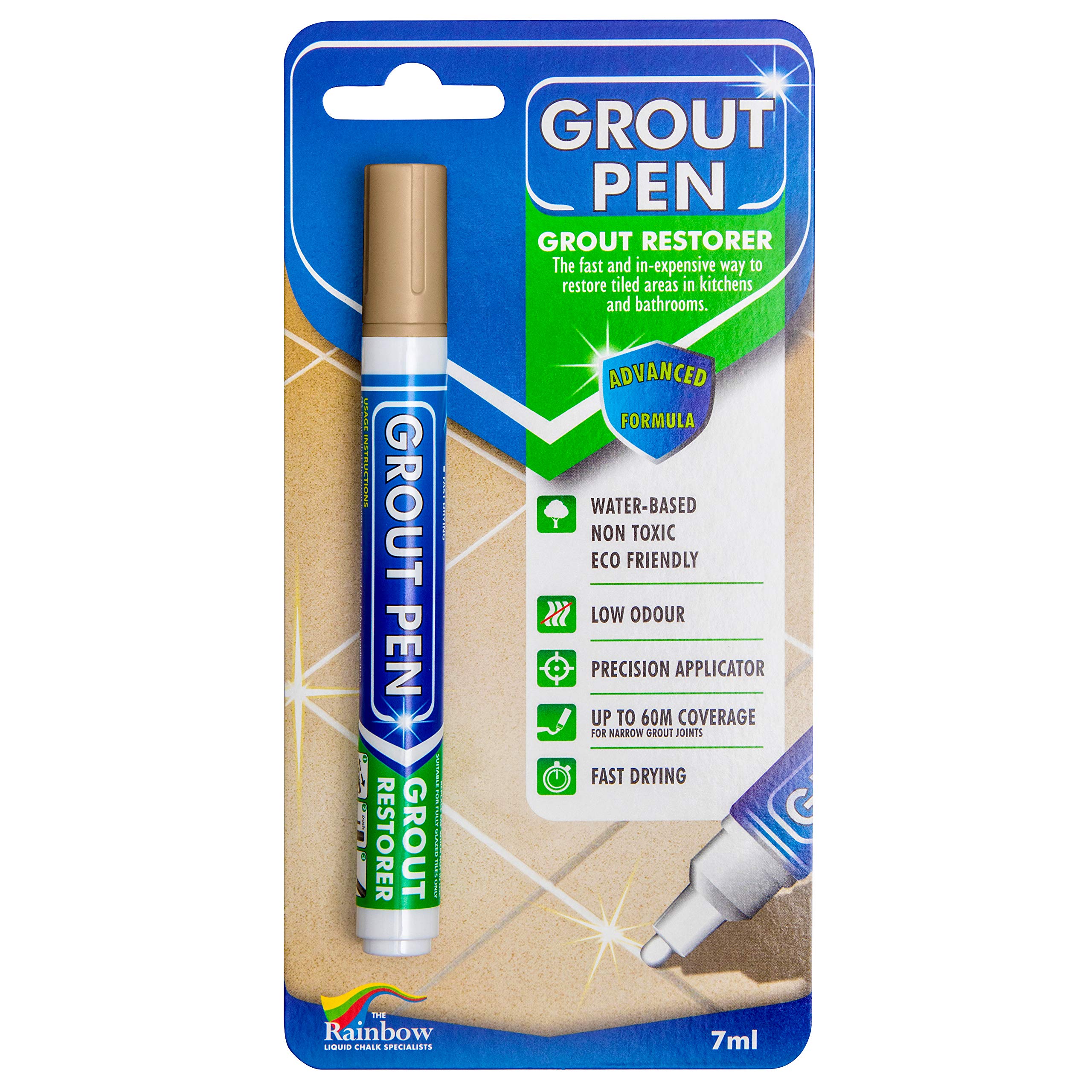Grout Pen Beige Tile Paint Marker Waterproof Tile Grout Colorant and