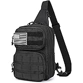 Wotony Tactical Crossbody Bag for Men - Durable Sling Bag with Cross Body Design EDC Shoulder bag