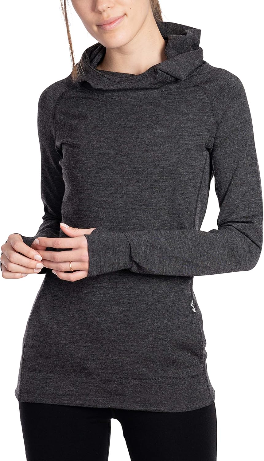 wool pullover hoodie